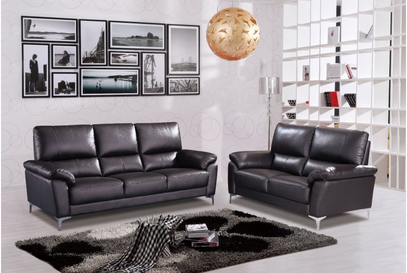 Margo Top Grain Leather Sofa And, Top Grain Leather Couch Set